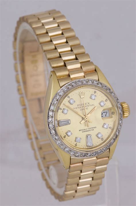 ladies rolex watch with diamonds|Rolex diamond bezel 26mm.